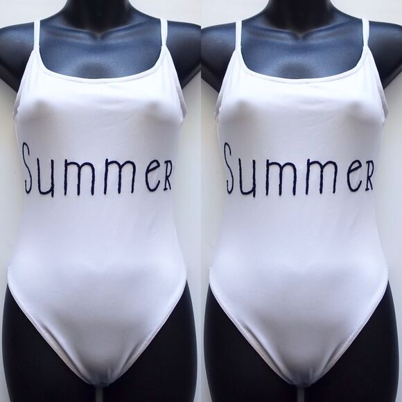 Anthropologie Banner Day Summer One-Piece Swimsuit - Picture 5 of 7